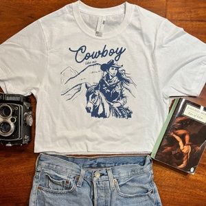 Cowboy Like Me - Taylor Swift Crop Top